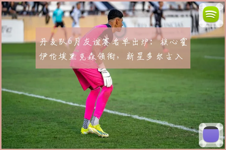 丹麦队6月友谊赛名单出炉：核心霍伊伦埃里克森领衔，新星多尔古入选成焦点